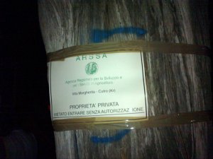 Cartellone del servizio regionale per lo sviluppo e l'agricoltura