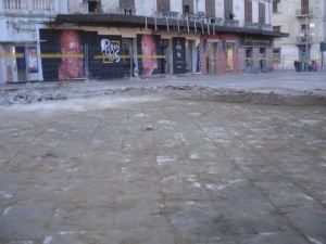 piazza pitagora smantellata