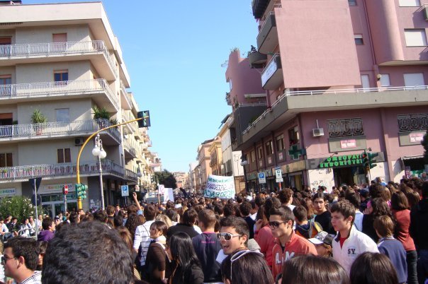 Manifestazione studenti Crotone