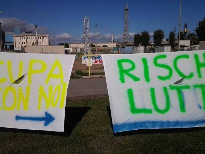 Atto intimidatorio ENI CROTONE