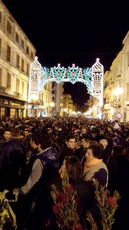 Piazza di Crotone alla festa della madonna